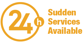 24 hr sudden services available