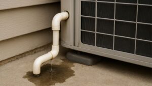 AC Unit Clogged Drain Line