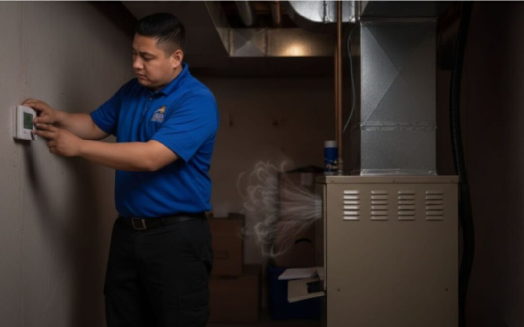 Why is my furnace blower continuously running?