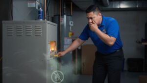 furnace smells like gas